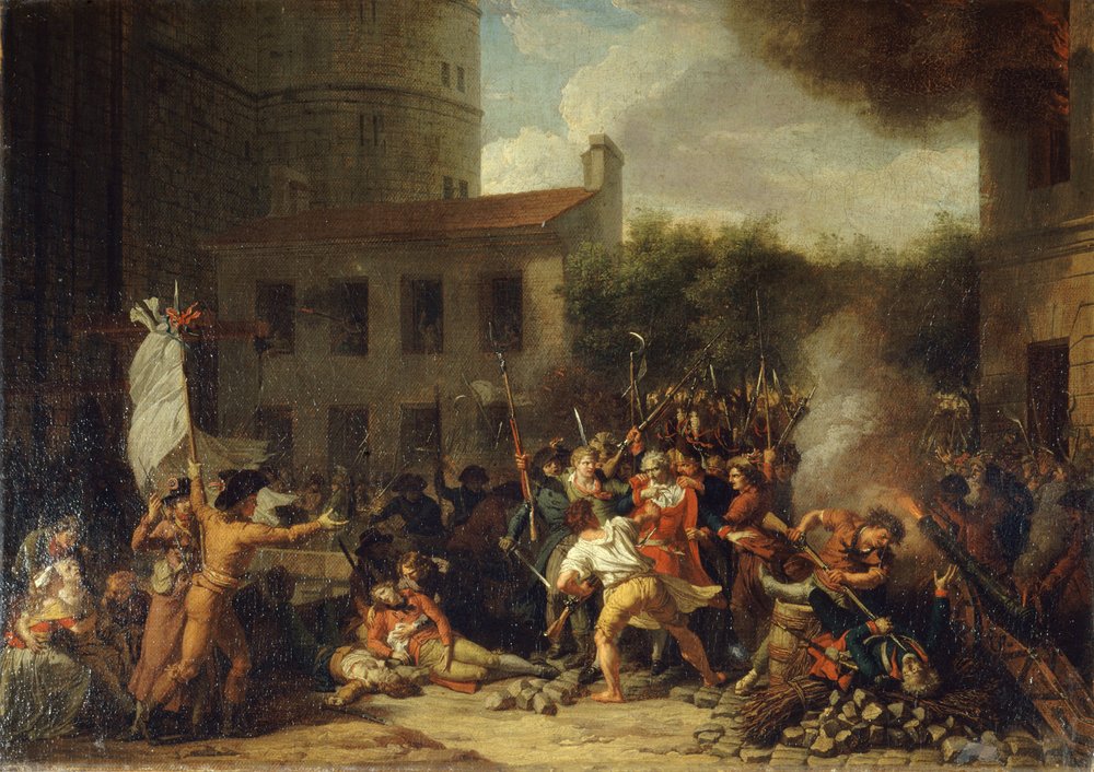 1789 年 7 月 14 日のバスティーユ襲撃、c. 1793年。