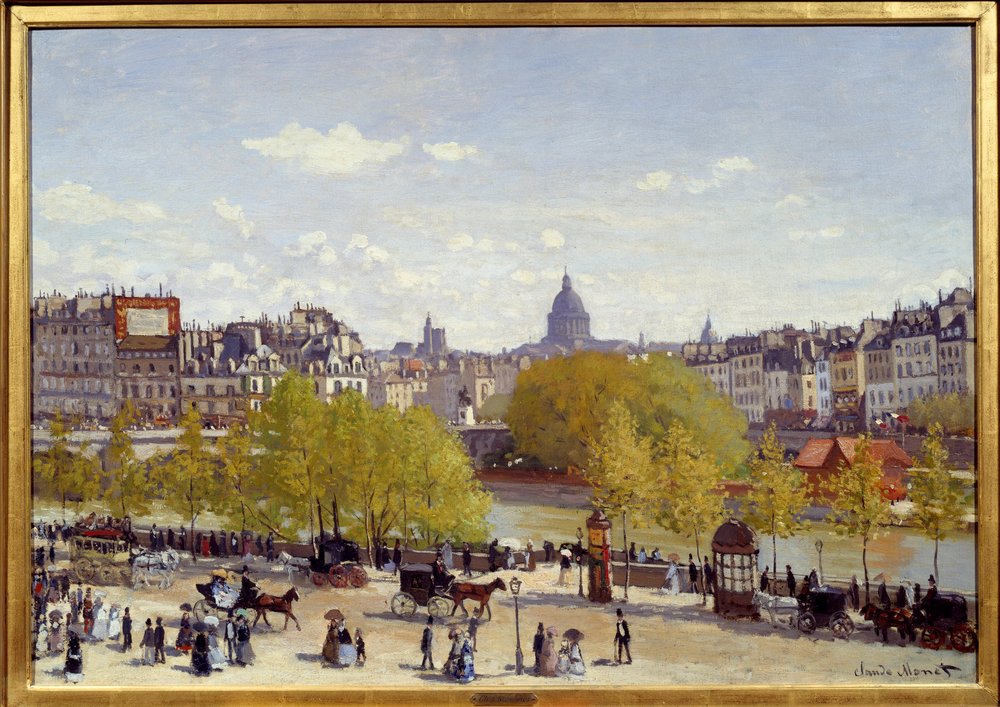 【クーポン対象外】 1867年、パリのルーブル美術館（Quai du Louvre）。クロード コレクション