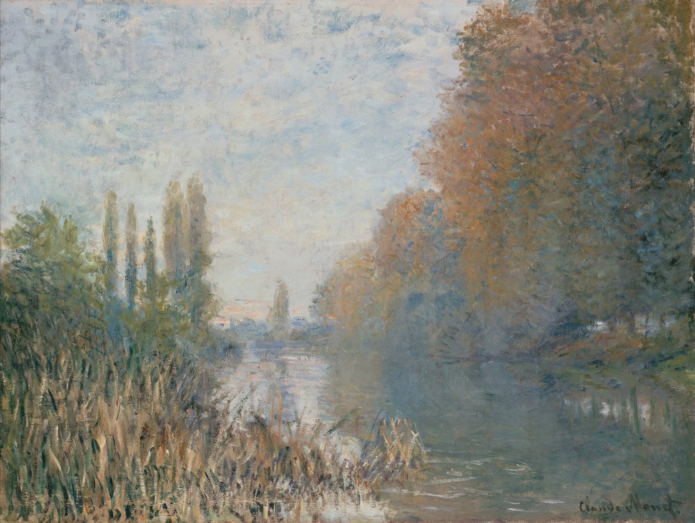 値下げ◎絵画◎コルドバの岸辺 ◎ Claude_Monet_-
