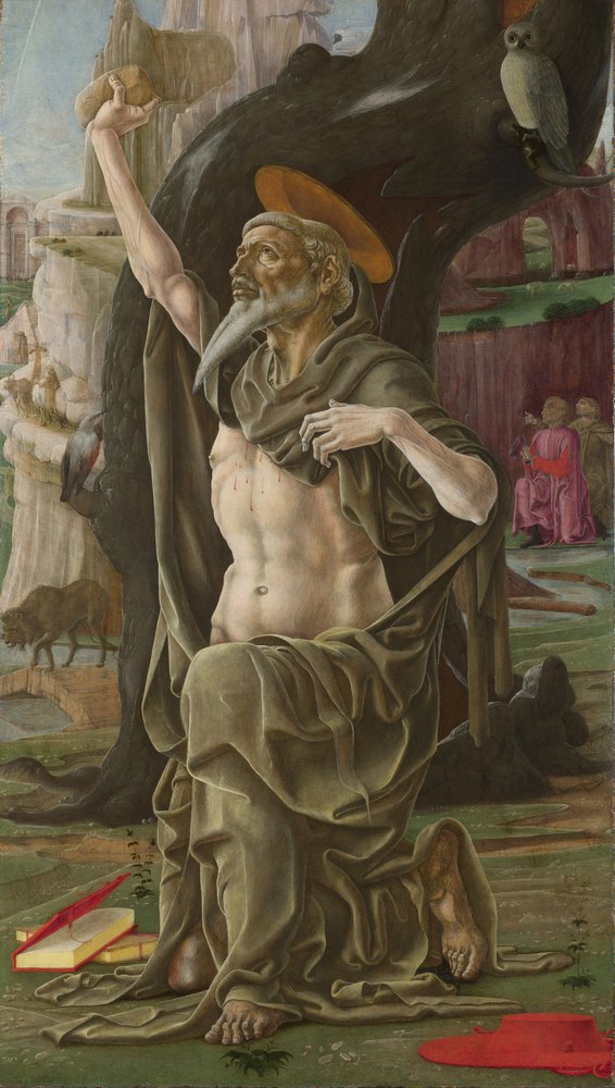 聖ジェローム（聖ヒエロニムス）」のメダイ** Cima_da_Conegliano_-