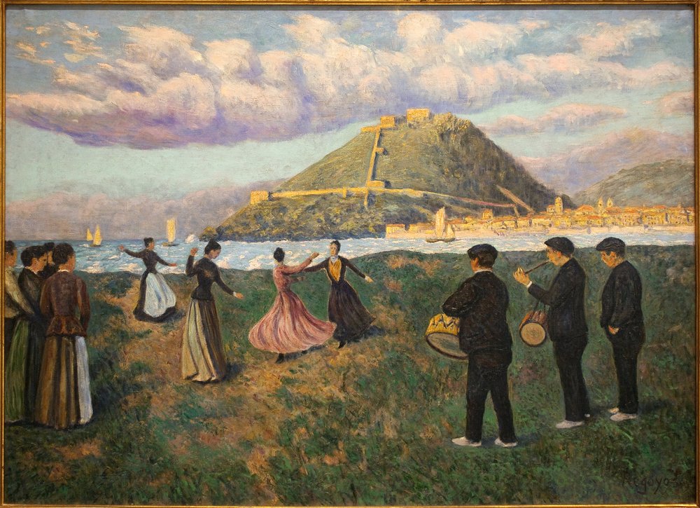 バスクの祭り（Bal à l'ancienne、Sant Sebastiaにある）（スペイン