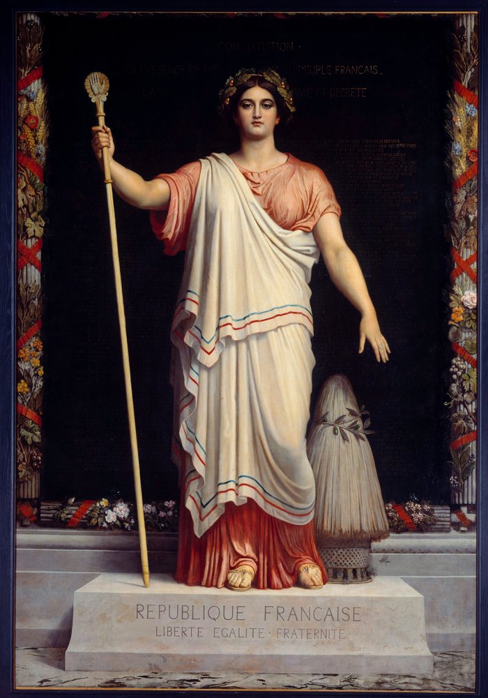 最も信頼できる La Francaise（フランス Republique la de Allegorie Republique その他