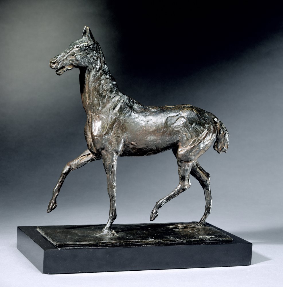 Edgar_Degas_-_Trotting_Horse_(