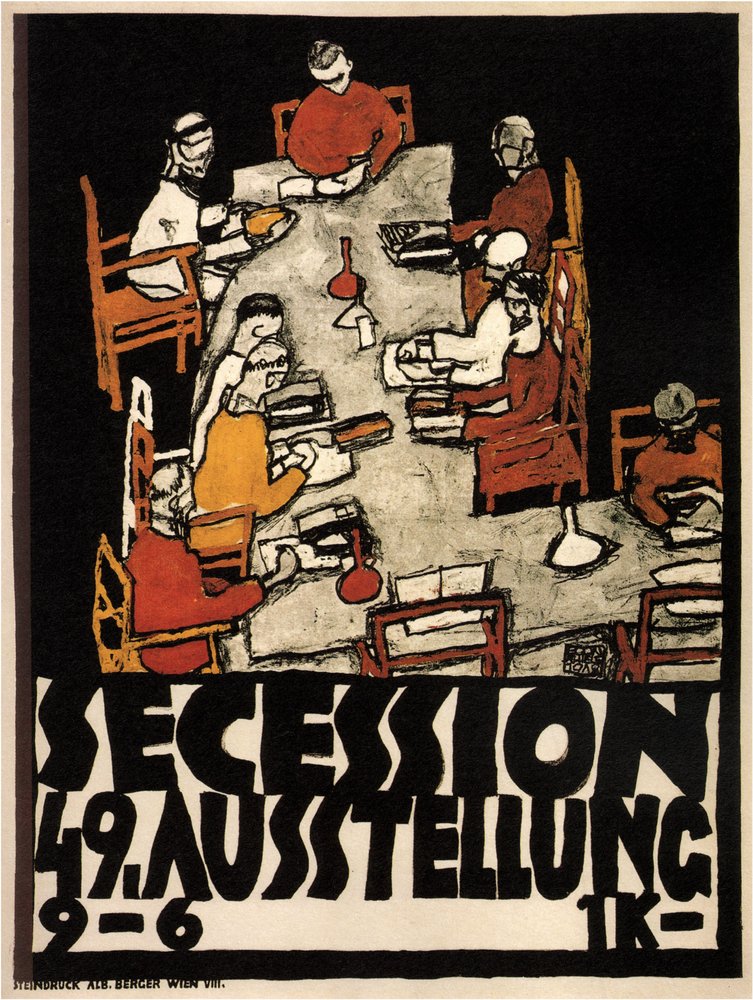 ウィーン分離派第49回展のポスター、1918年