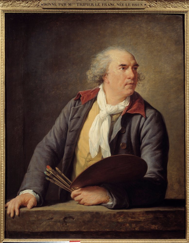 画家ユベール・ロベール（1733-1808）の肖像。マリー・エリザベート