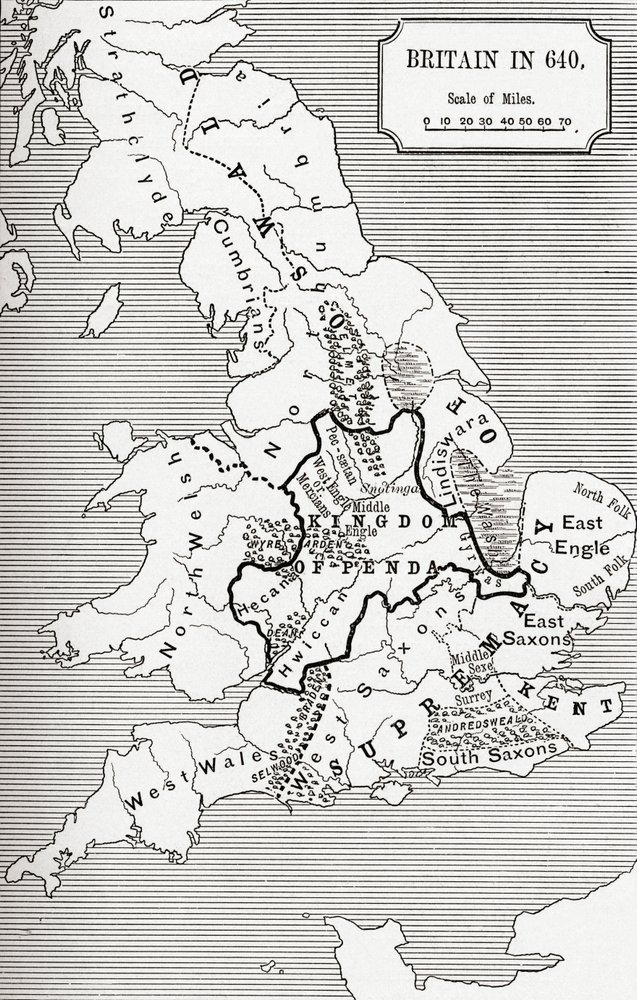 JRグリーンによる「イギリス人の短い歴史」のノーサンブリア王国