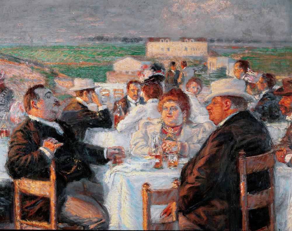 大きくて痩せている 肥満者の絵を描いたディテール - Rico della