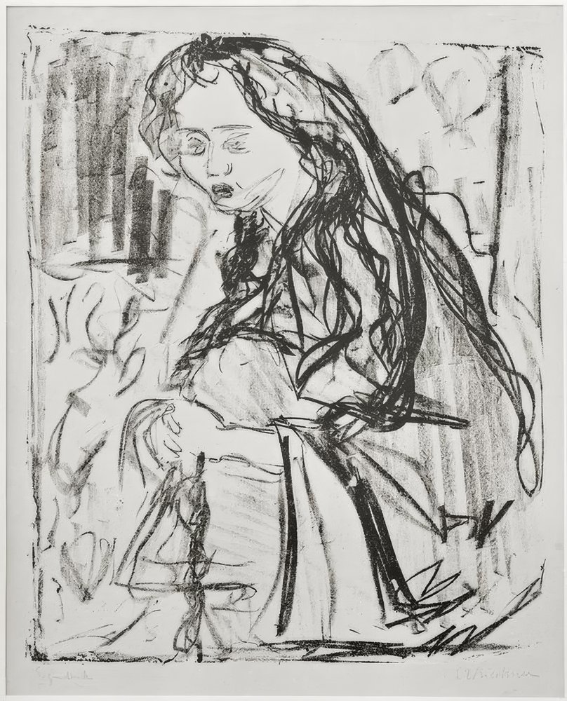 ルース・イム・モルフィウムトラウム 作： エルンスト・ルートヴィヒ・キルヒナー