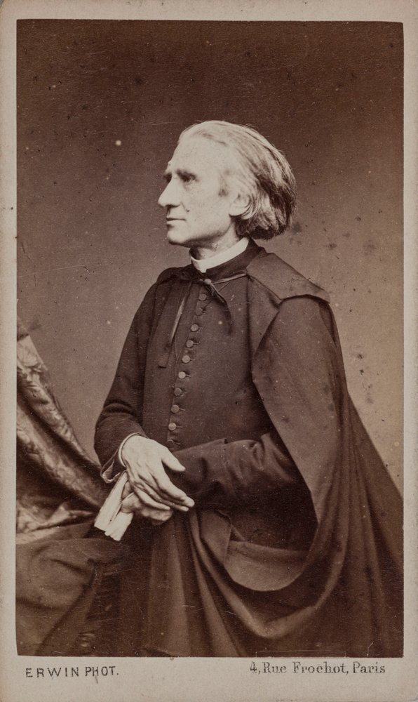 作曲家フランツ・リストの肖像 1811-1886.