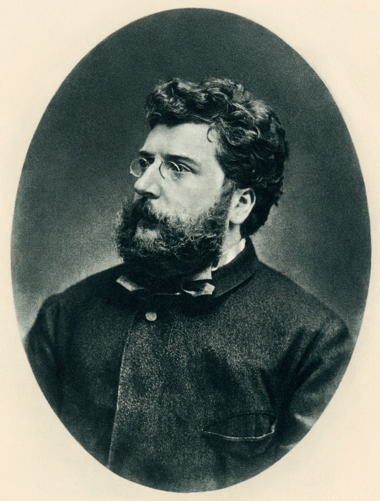 ジョルジュ・ビゼーの肖像（1838-1875） フランスの作曲家 - エティエンヌ・カルジャ（1828-1906）による写真製版 - 作曲家ジョルジュ・ビゼー - 写真製版 作： エティエンヌ・カルジャット