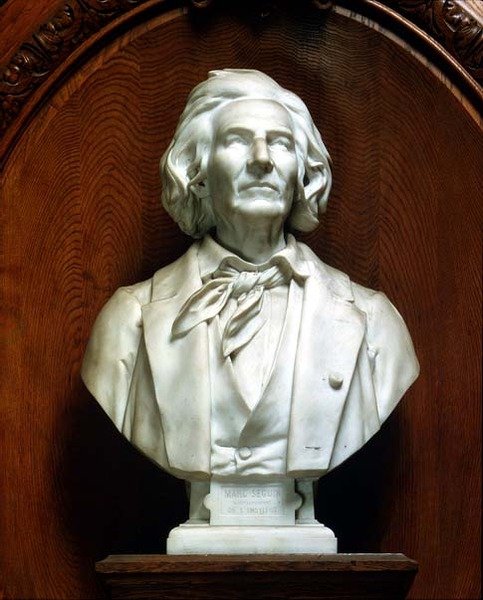 Marc Seguin (1786-1875) 建築家・エンジニアの胸像 作： ユージン・ギヨーム