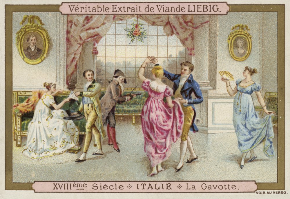 ガヴォット、18世紀のイタリアのダンス