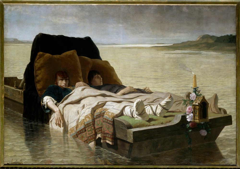 絵画② Jumieges enerves.親に反旗を翻したクロヴィス2世の2人の息子は、手足