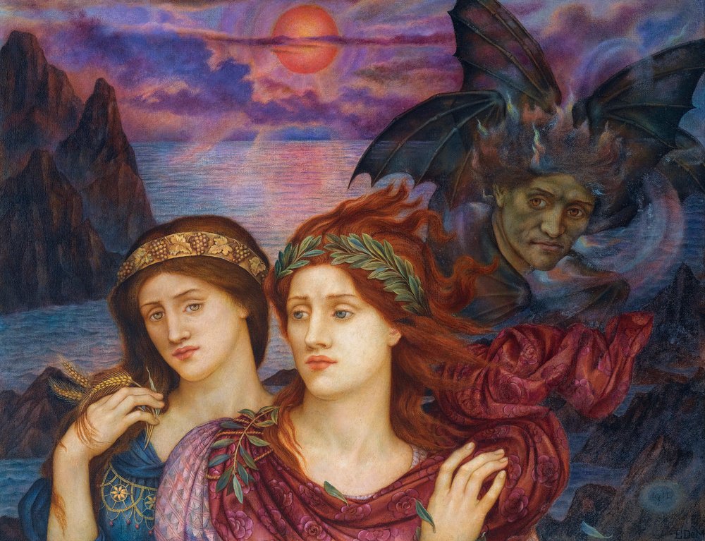 絵画　ラファエル Evelyn_De_Morgan_-_Pre-