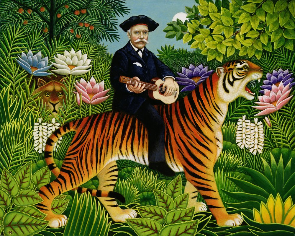 アンリ・ルソー　Henri Rousseau リトグラフ 版画 限定300部 アンリ・ルソーの夢、1997年