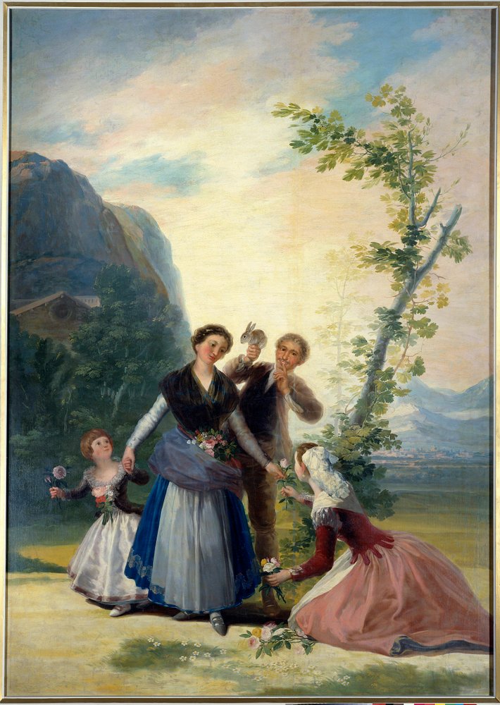 収穫の絵 フランシスコ・デ・ゴヤ（1746-1828） 1786年 日2,75x1