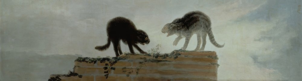 争う猫たち | フランシスコ・デ・ゴヤ