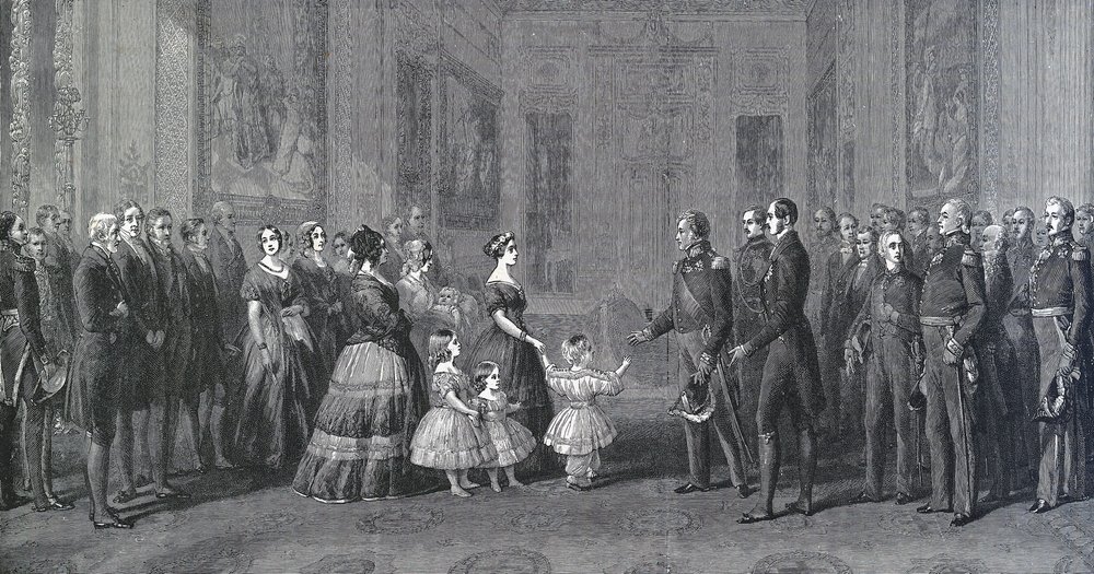 1844年10月8日、ウィンザー城でフランス王ルイ・フィリップ1世