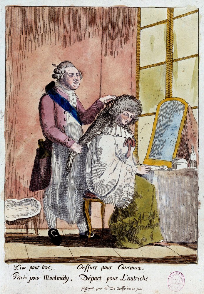 フランス革命：1791年6月20日と21日にヴァレンヌに向かった王家