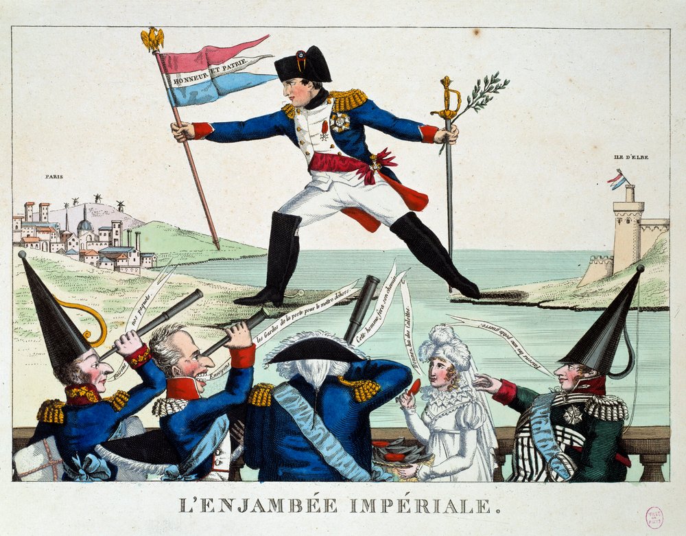 L'enjambee Imperiale; エルバ島から逃れてパリにたどり着いた
