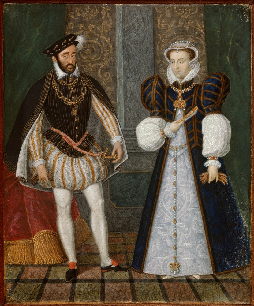 フランス国王ヘンリー2世（1519年～1559年）とカトリーヌ・ド