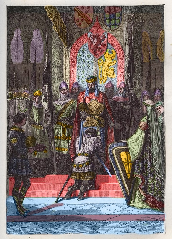 French_School_-_knighting_-