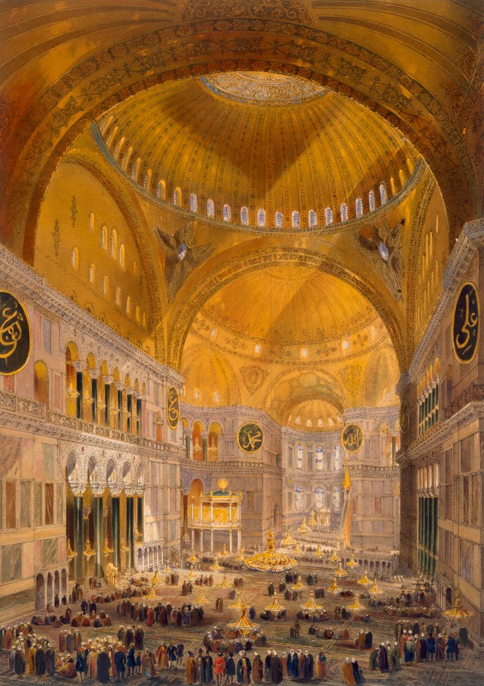 ハギア・ソフィア、コンスタンティノープル、1852年