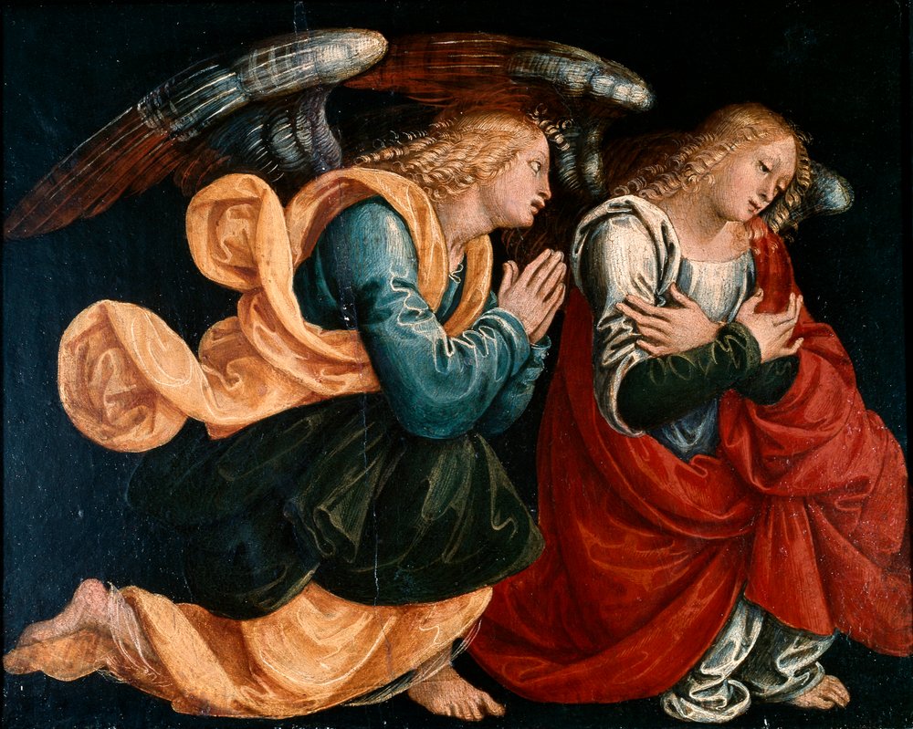 天使の祈り」ガウデンツィオ・フェッラーリ（約1470-1546）作