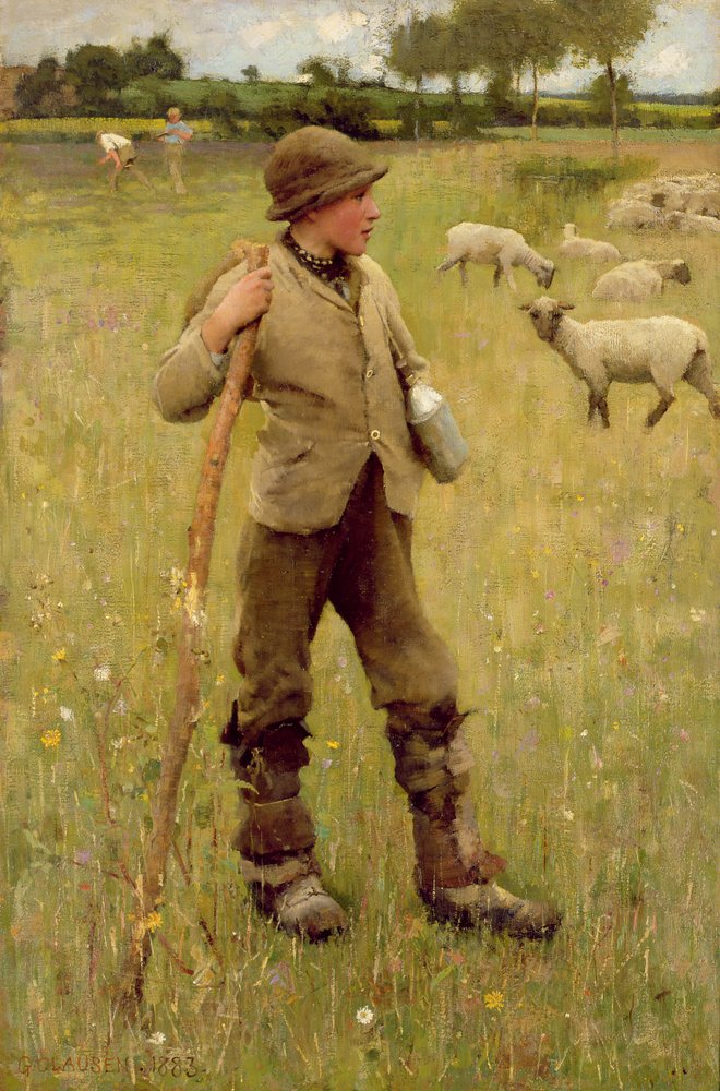 羊飼いの少年、1883 | アートプリント