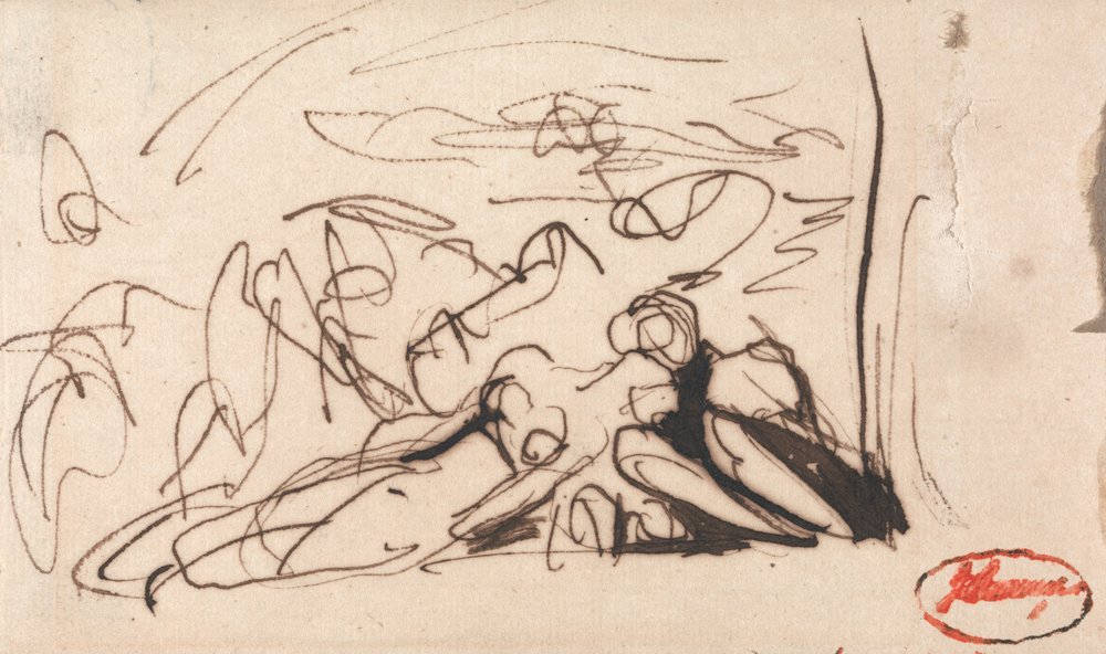 刑務所のシーン 作： ジョージ・ロムニー