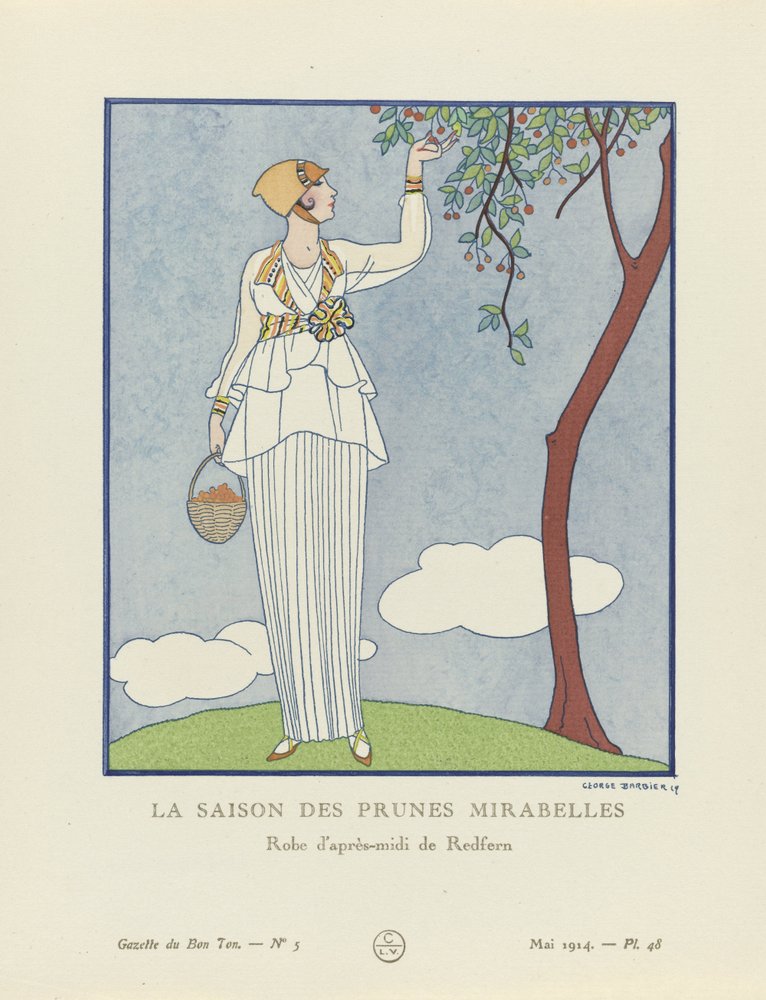 ★希少!!★ガゼット・デュ・ボン・トン 1921年★ポショワール多数★ Georges_Barbier_-