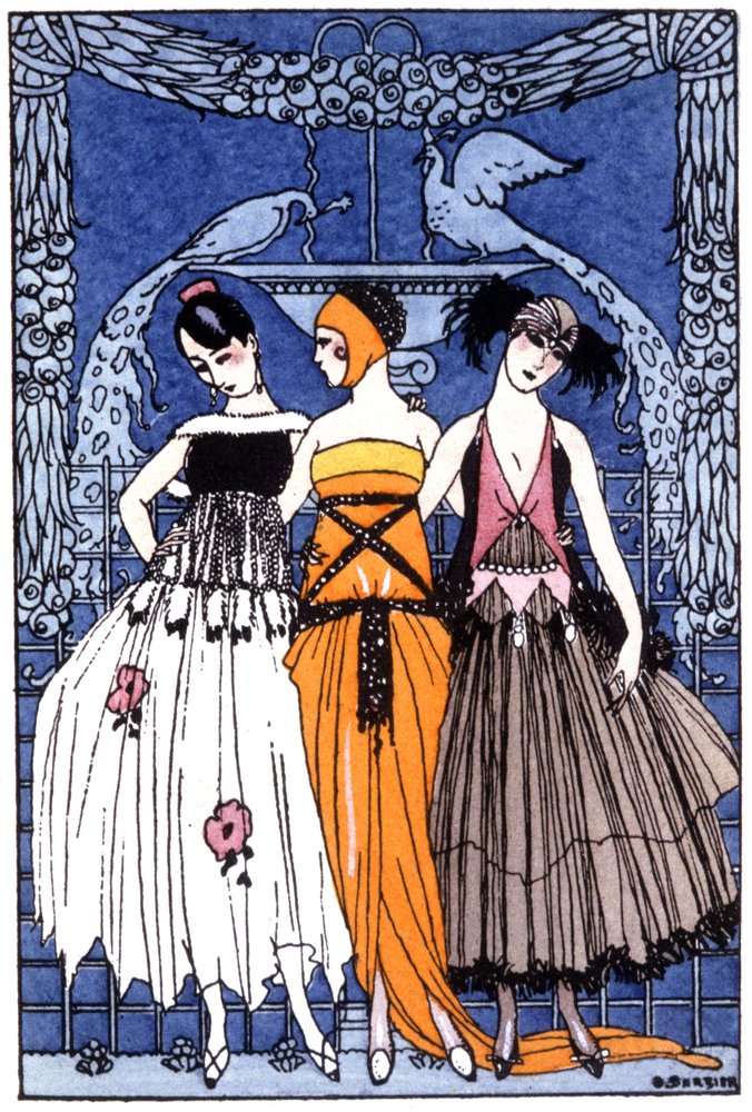 三美神、c。 1920年（彫刻） 作： ジョルジュ・バーバー