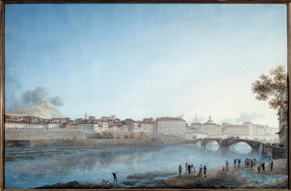 Einzug von General Napoleon Bonaparte (1769-1821) in Nizza, erstes ...