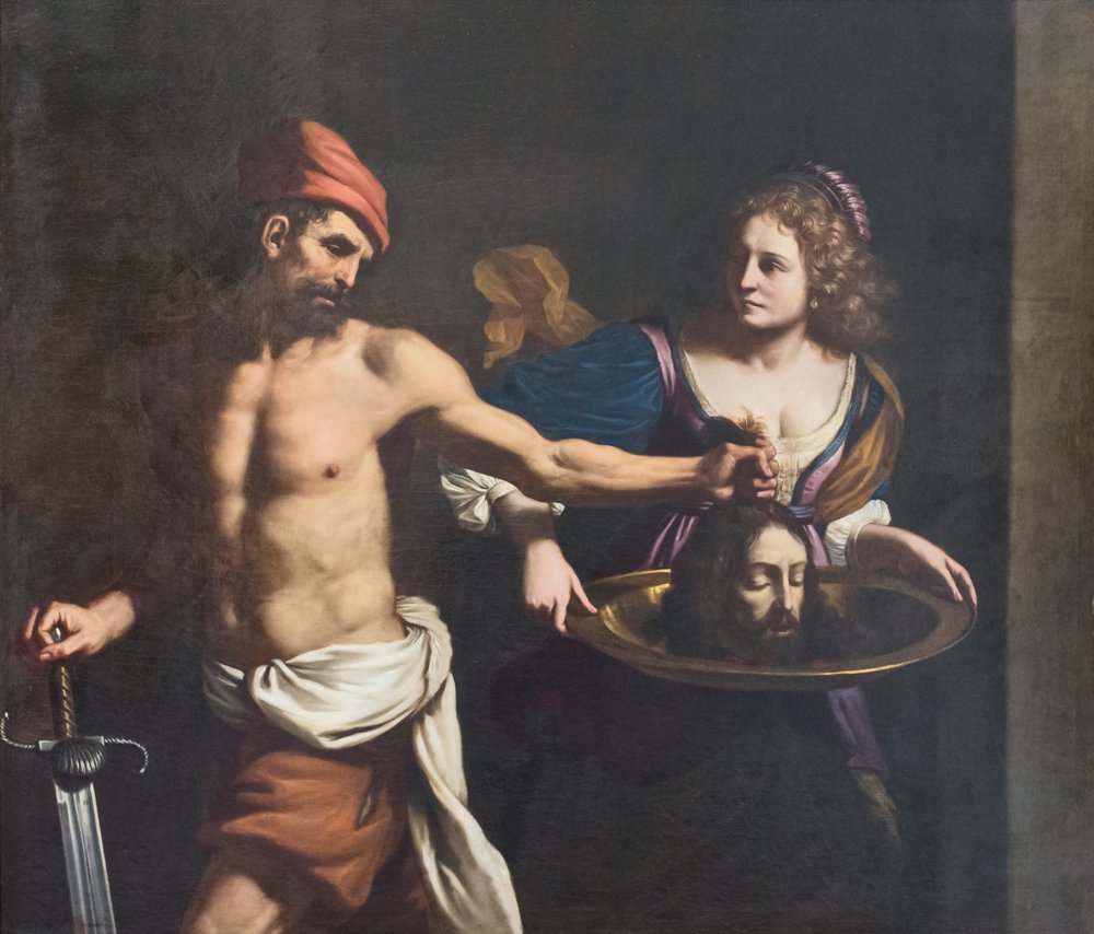 絵画　サロメ Amazon.co.jp: 絵画サロメと洗礼者カラヴァッジョの頭の