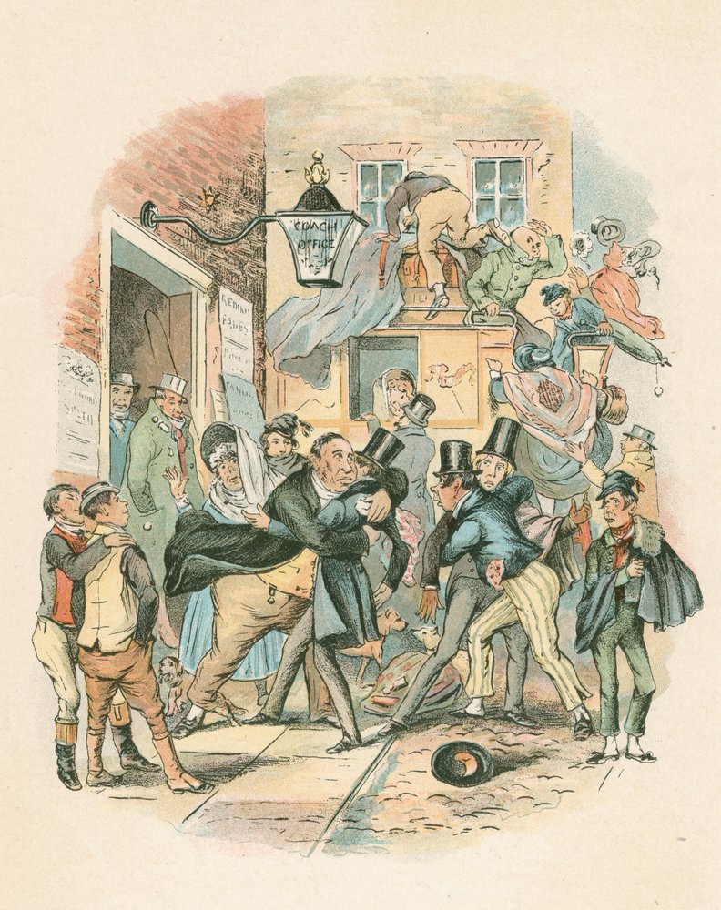 チャールズディケンズによるニコラスニッケルビーのシーン（1838〜1839年） 作： ハブロナイト・ブラウン