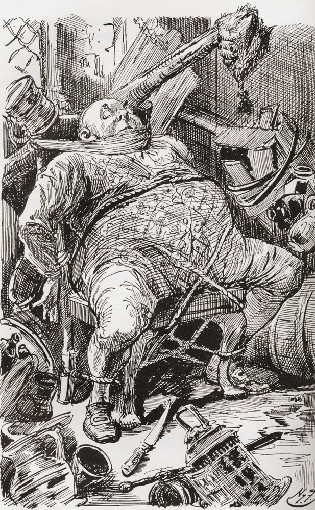 Ilustração para o romance de Charles Dickens, Barnaby Rudge 作： ハリー・ファーニス