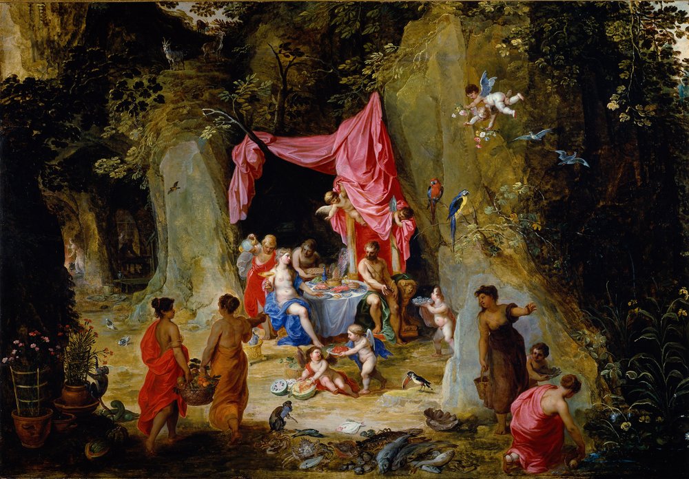 ユリシーズとカリプソ（絵画 作： ヘンドリック・ヴァン・ザ・エルダー・バレン