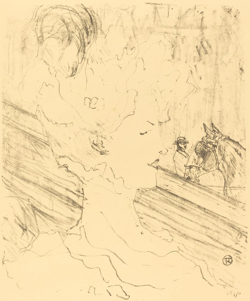 エミリエンヌ・ダランソン 作： アンリ・ド・トゥールーズ・ロートレック