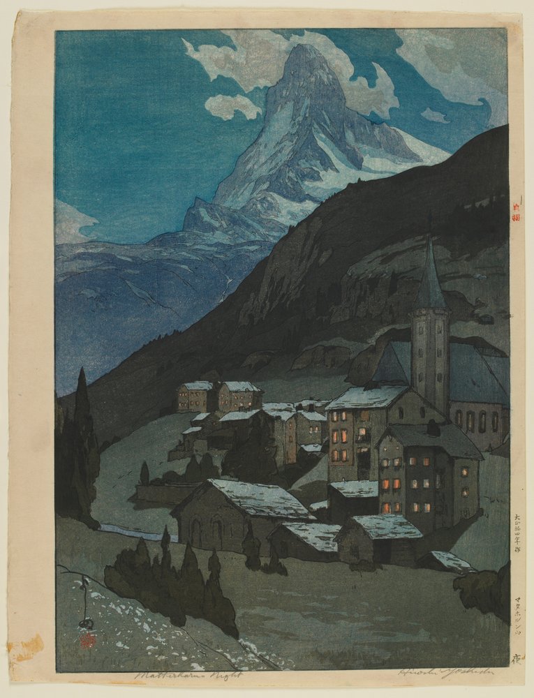 Hiroshi_Yoshida_-_Matterhorn_-