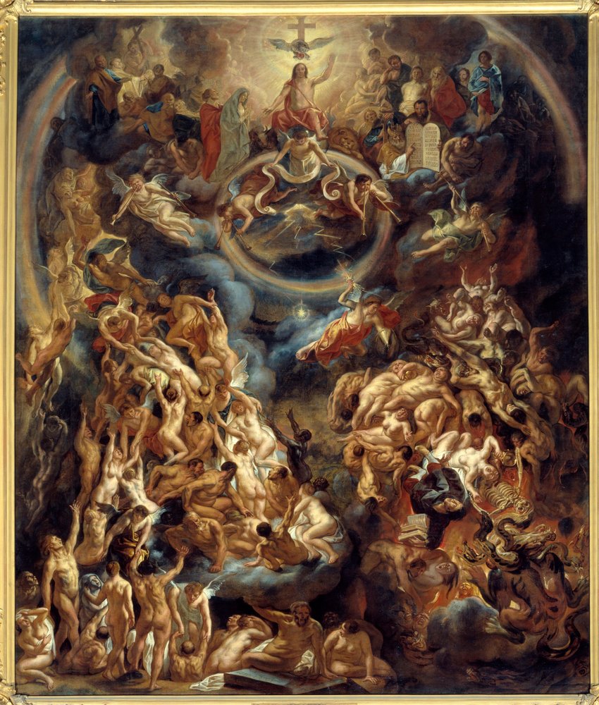 最後の審判 ヤコブ・ヨルダンス（1593-1678）の絵画 1653年 日3