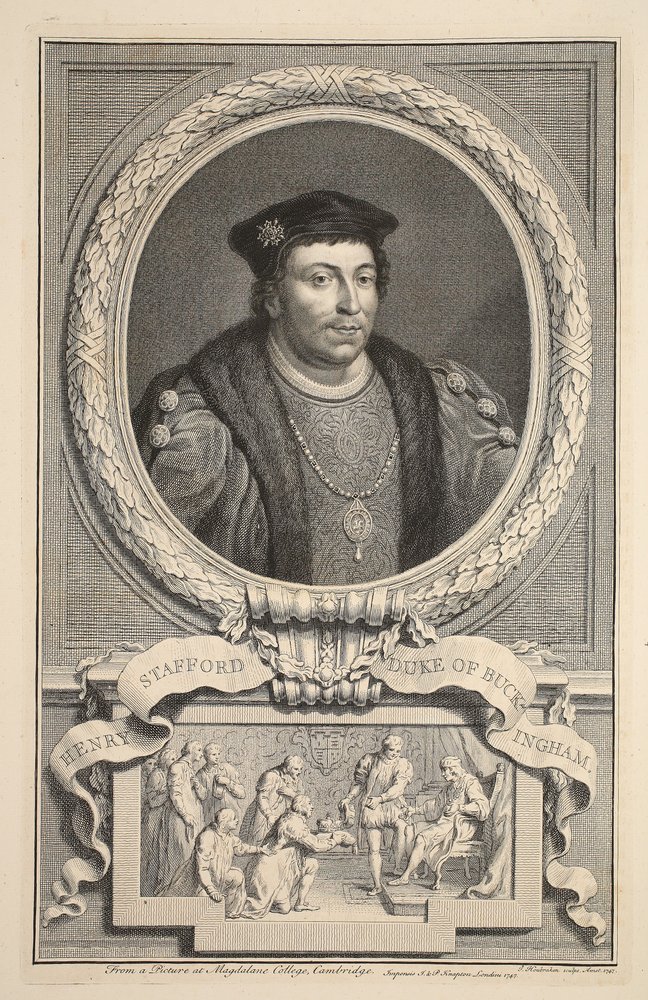 バッキンガム公ヘンリースタッフォードの肖像画。ナップトン、ロンドン1742