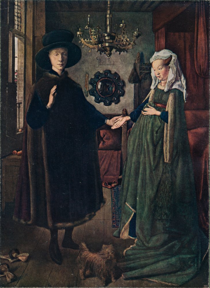 アルノルフィーニの肖像画、1434、1904