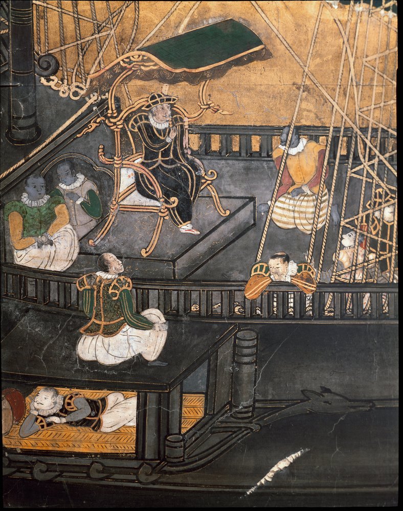 絵銭 南蛮船 渡来船・主・イエス 南蛮人？ 絵銭 南蛮船 渡来船・主