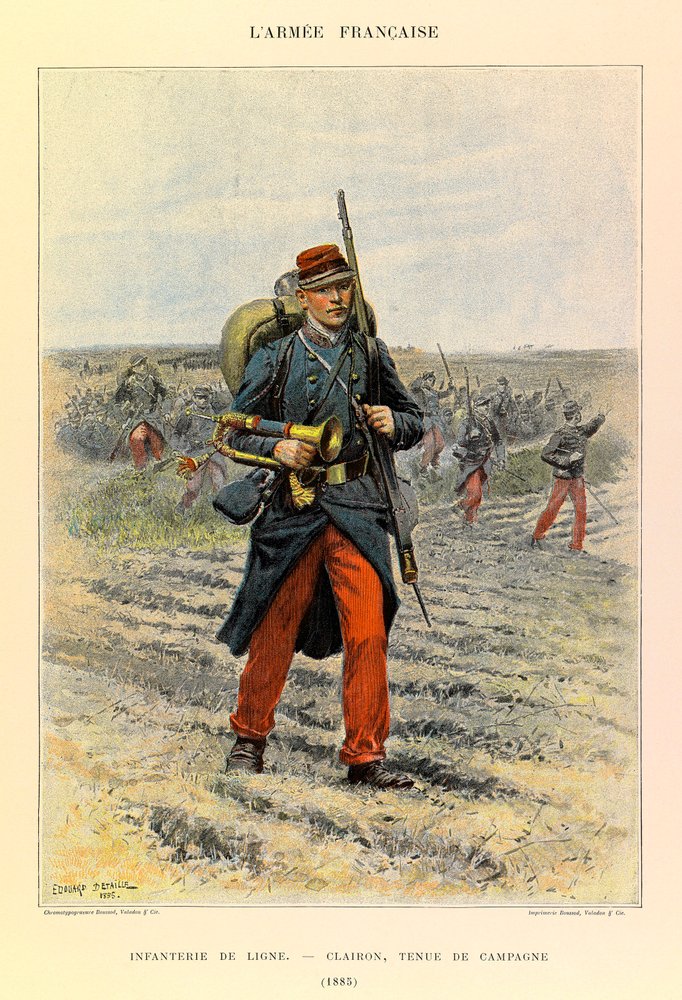 Edouard Detaille（1848-1912）が描いたジュール・リシャール大尉の