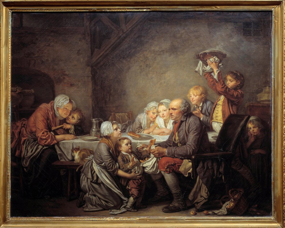 『家族』絵画・インテリア Francesco_Hayez_-