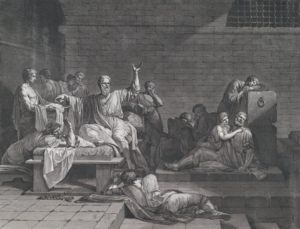 ソクラテスの死、1790年。