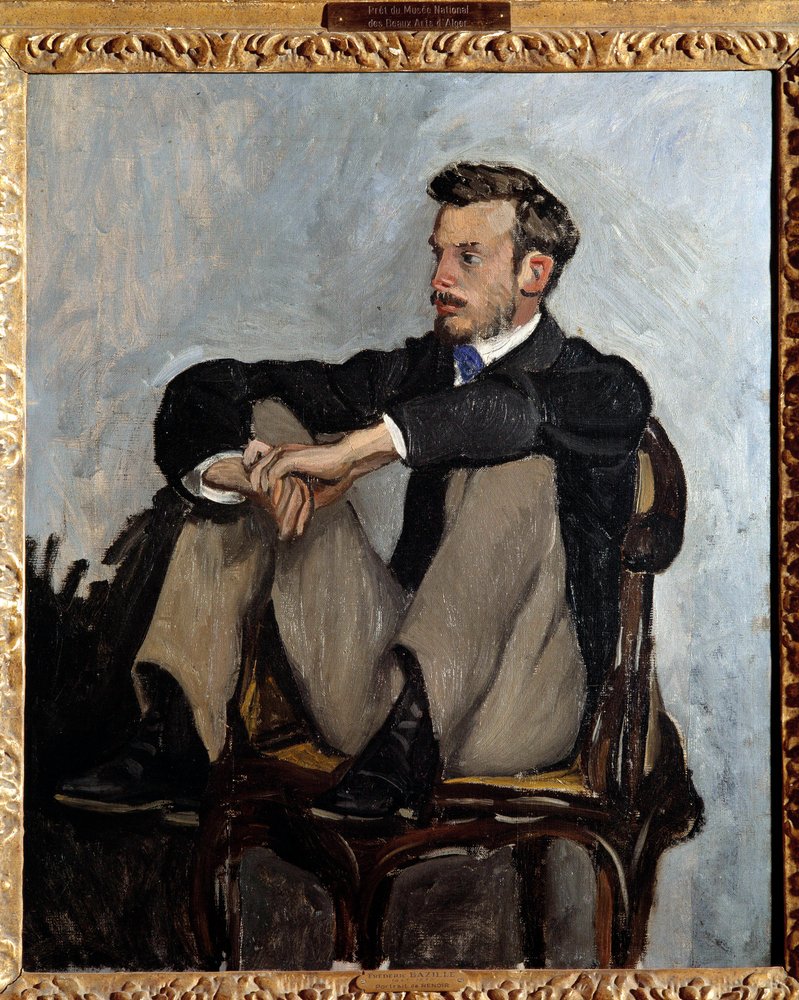 画家ピエール・オーギュスト・ルノワール（1841-1919）の肖像