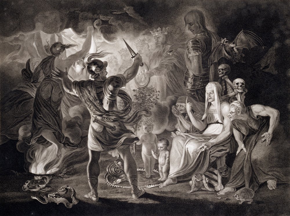 絵画です3 マクベス、三人の魔女とヘカテ、1805