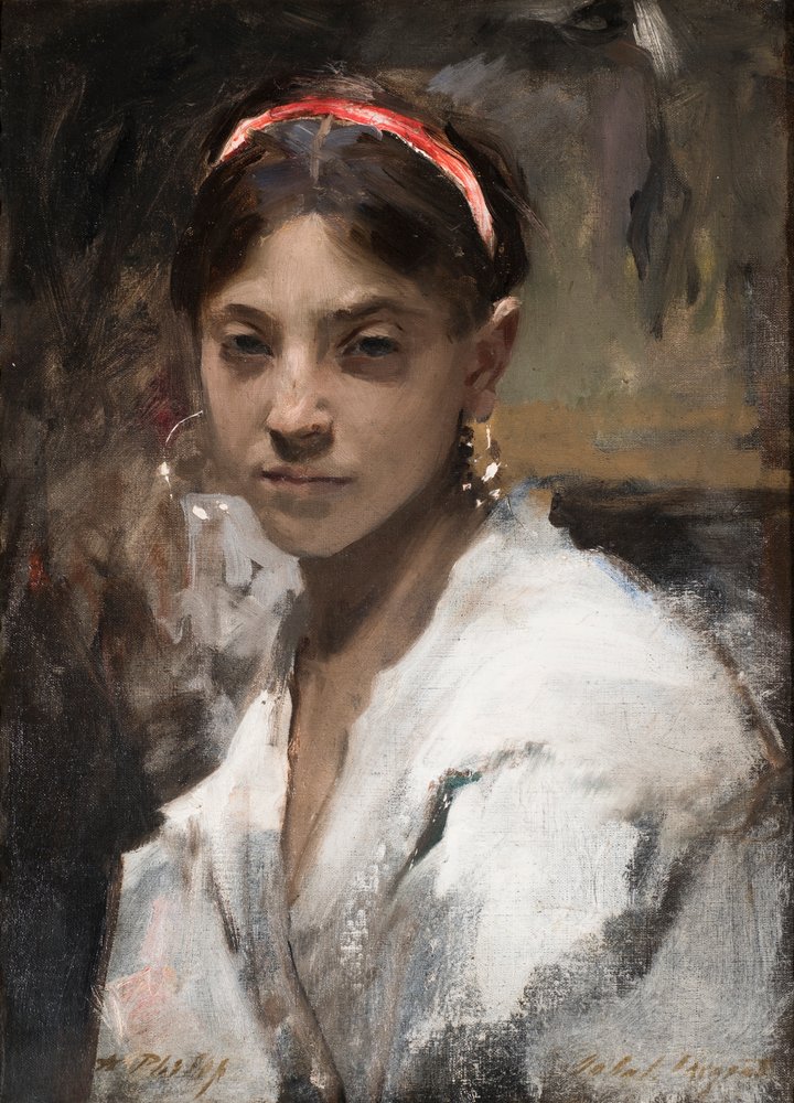 カプリガールの頭、1878