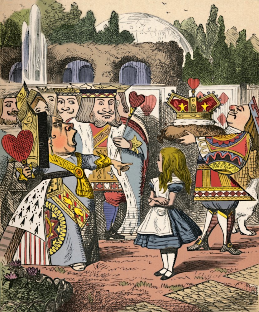 アリスの冒険 版画 John Tenniel 1874年 アリスの冒険 版画 John Tenniel 1874年